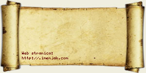 Hristina Stojanović vizit kartica